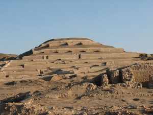 Cahuachi Complex Of Truncated Adobe Pyramids In Peru S Desert