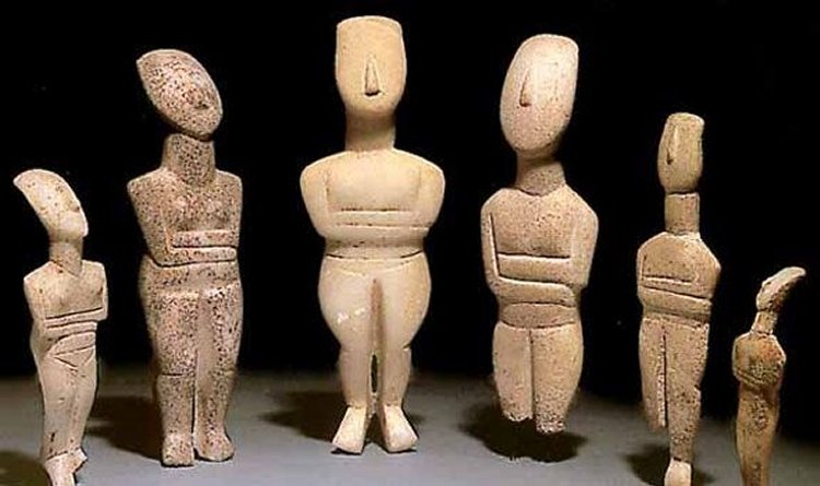 cycladic male figures