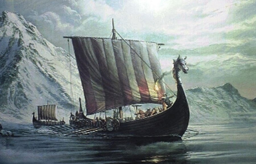 Viking Longships Fearless Dragonships Daring The Oceans And Seas 