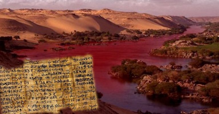ipuwer papyrus water turn to blood