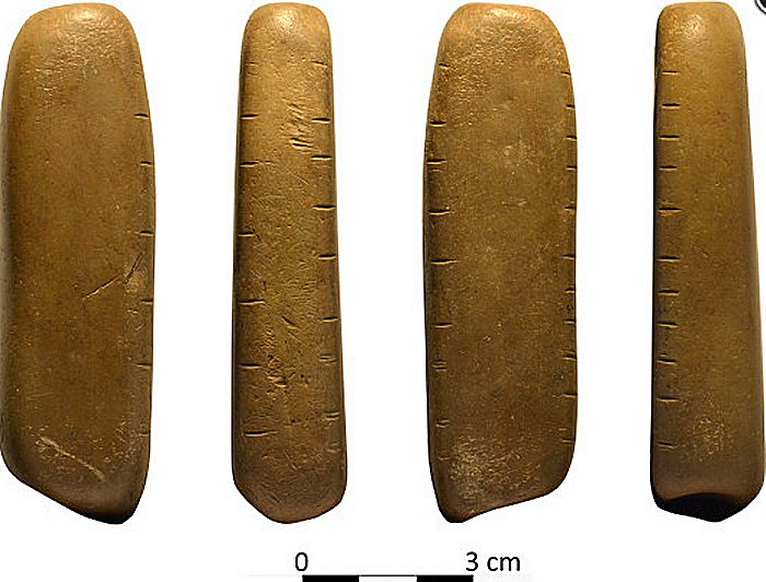 Oldest Lunar Calendar Engraved On A Pebble Dated To 10,000 Years Ago