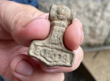 Martelo de Thor único da Era Viking descoberto em Ysby, Suécia