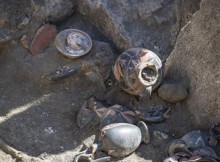 Rare tomb unearthed in Pompeii. Photo: Riccardo Siano