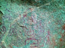 The rock art is datable to the period between 10000 – 8000 BC.