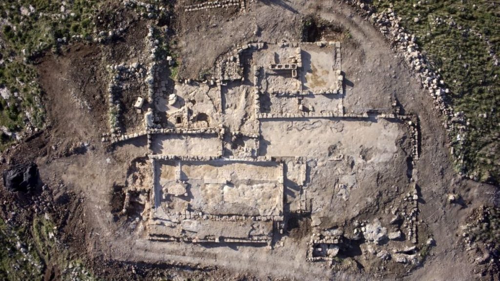 Impressive 2,700-Year-Old Farmhouse And 1,500-Year-Old Monastery Uncovered In Rosh Ha-‘Ayin Aerial view of the farmstead Copyright: Griffin Aerial Photography