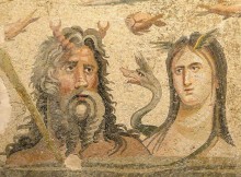 Mosaic of Oceanos and Tethys - 2nd/3rd Century - Zeugma Mosaic Museum - Gaziantep - Turkey. Photo credits: Adam Jones