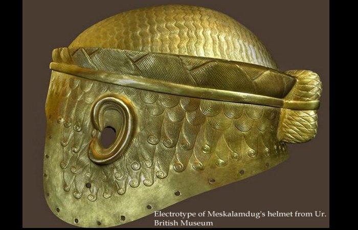 Helmet Of Meskalamdug - Sumerian King Of The First Dynasty Of Ur