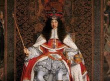 Charles II of England in Coronation robes