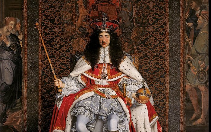 Charles II of England in Coronation robes