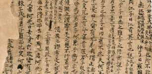 Manuscript of the Confucius Talks discovered in Dunhuan.