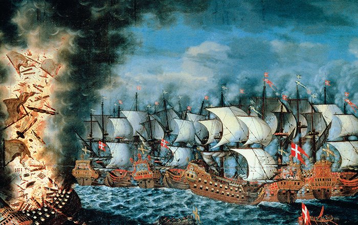 Battle of Öland. Claus Møinichen, 1 june 1676.