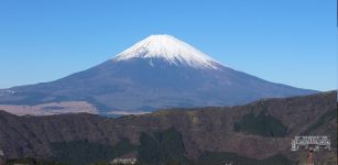 Views of Mount Fuji from Ōwakudani