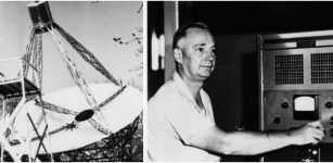 On December 22, 1911, Grote Reber, amateur astronomer and radio engineer, was born in Chicago.He was a ham radio operator, studied radio engineering, and worked for various radio manufacturers in Chicago from 1933 to 1947. He self-financed and built the first radio telescope.