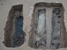 Boat coffin tombs dating back 2,200 years that will shed light on ancient indigenous culture. Photo credit: wccdaily.com.cn