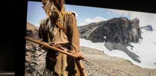 The hunter of Schnidi - a prehistoric model displayed at the Bern Historical Museum three years ago (KEYSTONE/Archäologischer Dienst Kanton Bern)