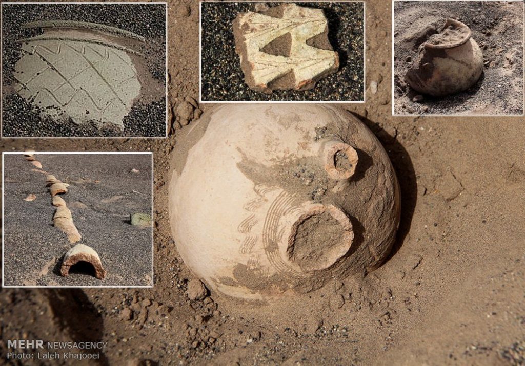 Ruins of ancietn city in Kerman Province, Iran. Images via ifp