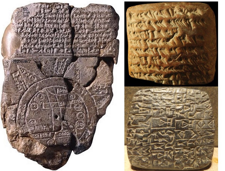 Mesopotamian writing- cuneiform tablets