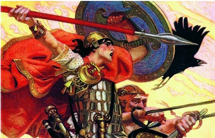 Cuchulainn: Irish Mythical Hero And His Cruel Magical Spear Gae Bolg Cuchulainn: Irish Mythical Hero And His Cruel Magical Spear Gae Bolg