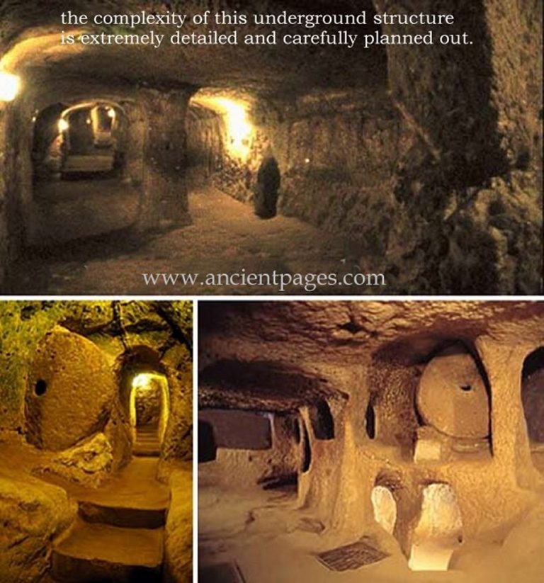 Highly Sophisticated Underground City Of Derinkuyu - Who Were The ...