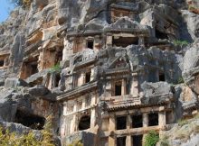 Lycian tombs