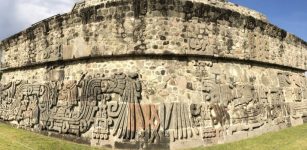 Temple of the Feathered Serpent, is highest, and most important of the temples at Xochicalco.