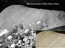 About 3 miles north of the Hemet Maze Stone, there was found the San Jacinto Maze Stone, which was later moved to the Soboba Indian Reservation. Thousands of years ago, the descendants of the Soboba people are those who have lived on and occupied the land. Photo credits: Visit San Jacinto Valley