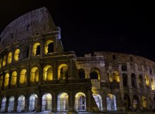 Colosseum at night