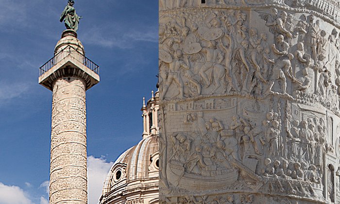 Trajan's Column - A Roman Triumphal Column In Ancient Rome