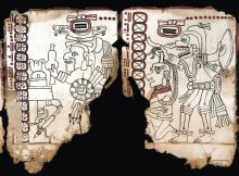 INAH says it is the oldest known pre-Hispanic text, made between 1021 and 1154 AD, and will now be known as the "Mexico Maya Codex". Image credit: INAH