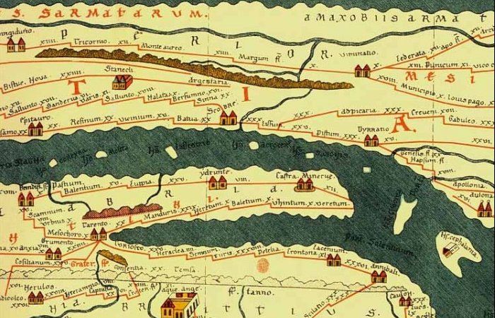 Tabula Peutingeriana: Huge Ancient Roman Map Created By Unknown Cartographer