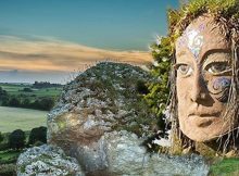 goddess Eriu and Sacred Hill, Ireland