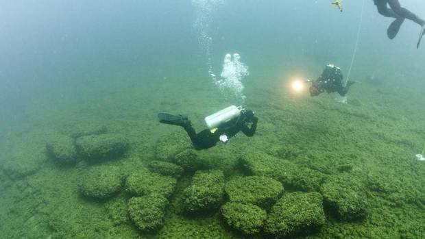 Traces of a civilization twice as old as the Stonehenge and the Great Pyramids have been discovered in Lake Huron