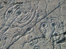 Achnabreck Cup and Ring Rocks, in the high hills of Argyle, Scotland. Picture: via megalithic.co.uk