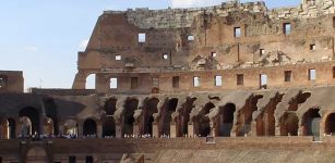 Vomitoria in the Colosseum, Rome. C Davenport, Author provided