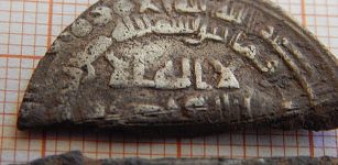 Arabic silver coins discovered in an old German cemetery near the Baltic coast.