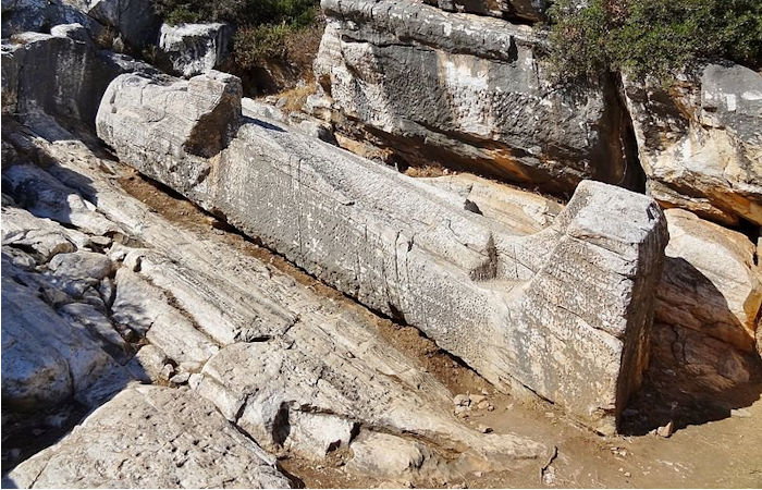 Enigma Of Giant Statue Of Kouros Of Apollonas