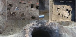 Archaeological excavation with relics of a metallurgical workshop discovered in Warkocz in Lower Silesia. Credit: Stanisław Rzeźnik