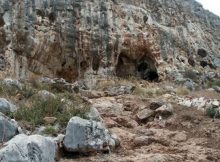 Misliya cave, where the remains were found (photo: Mina Weinstein Evron, Haifa University)