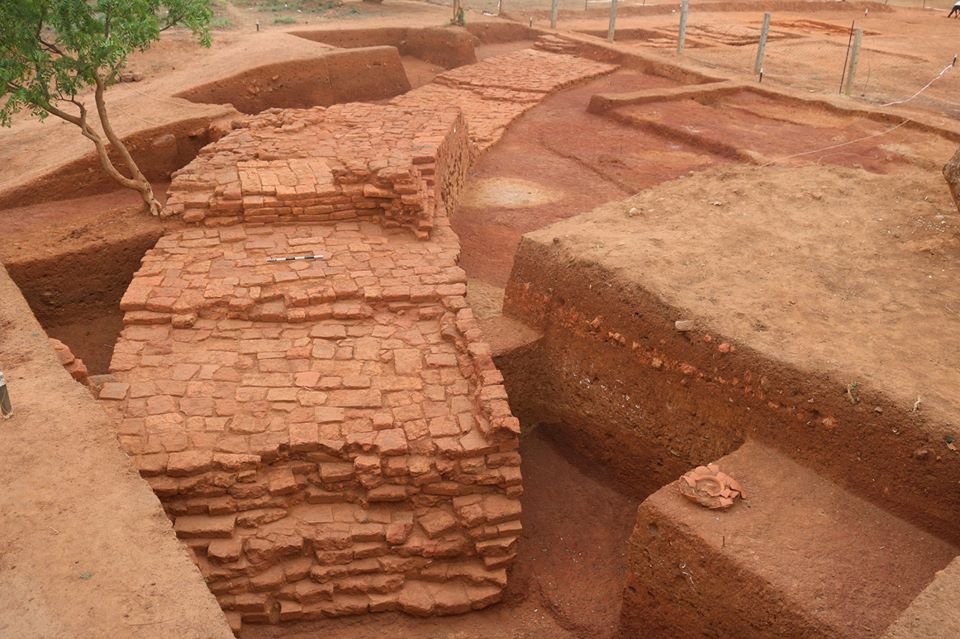 2,000-Year-Old Trade Center: Brick Structure, A Vishnu Sculpture Among ...