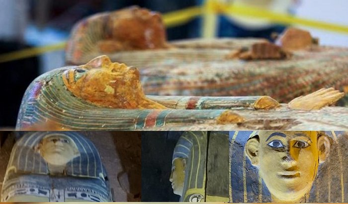 Three 3,500-Year-Old Painted Wooden Coffins Discovered In Luxor, Egypt ...