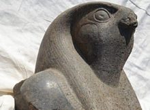 Colossus was unearthed at the Funerary Temple of king Amenhotep III