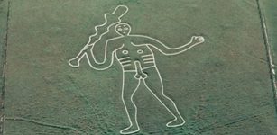 Cerne Abbas Giant is figure cut into the hillside to the north-east of the village of Cerne Abbas, and to the north of Dorchester, Dorset.