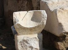 2,000-year-old sundial. Image credit: Sebahatdin Zeyrek / AA