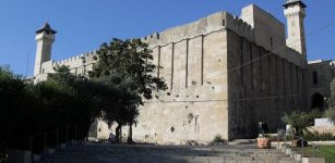 Palestine, Hebron, Cave of the Patriarchs from the south.