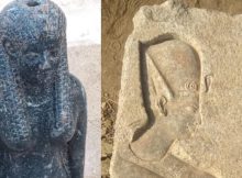 Discoveries in Mit-Rahina, Egypt