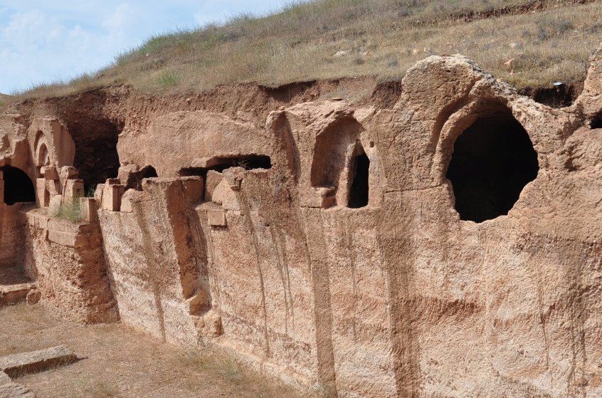 Gallery grave in ancient city of Dara, Mardin