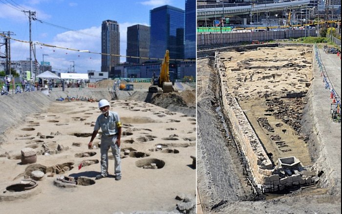 Human bones belonging to more than 1,500 bodies are discovered at the site of the former cemetery “Umedahaka” in Osaka