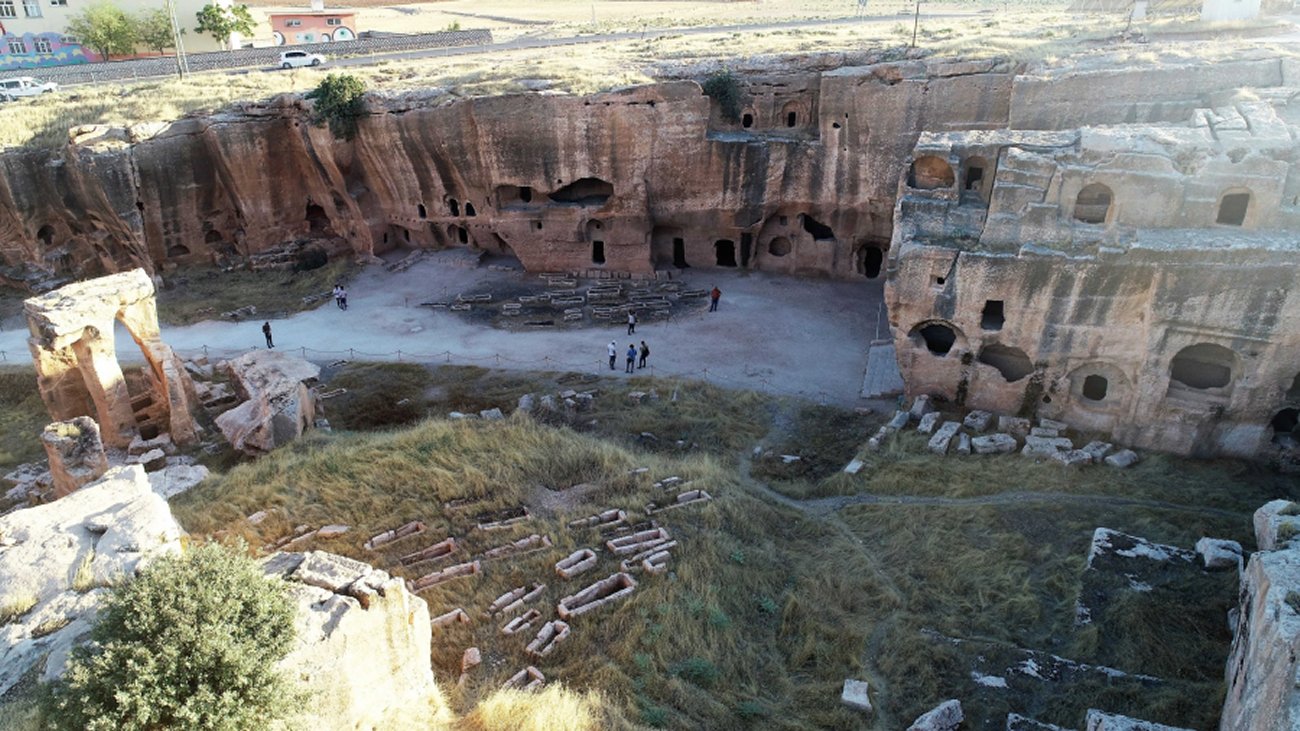 A general view of the ancient city of Dara, Mardin, southern Turkey, Aug. 20, 2020. (DHA PHOTO)