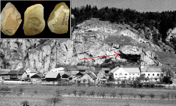 The Sesselfelsgrotte cave in Lower Bavaria