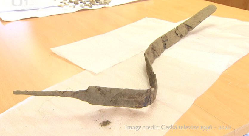 Rare Celtic sword discovered by archaeologists in East Bohemia